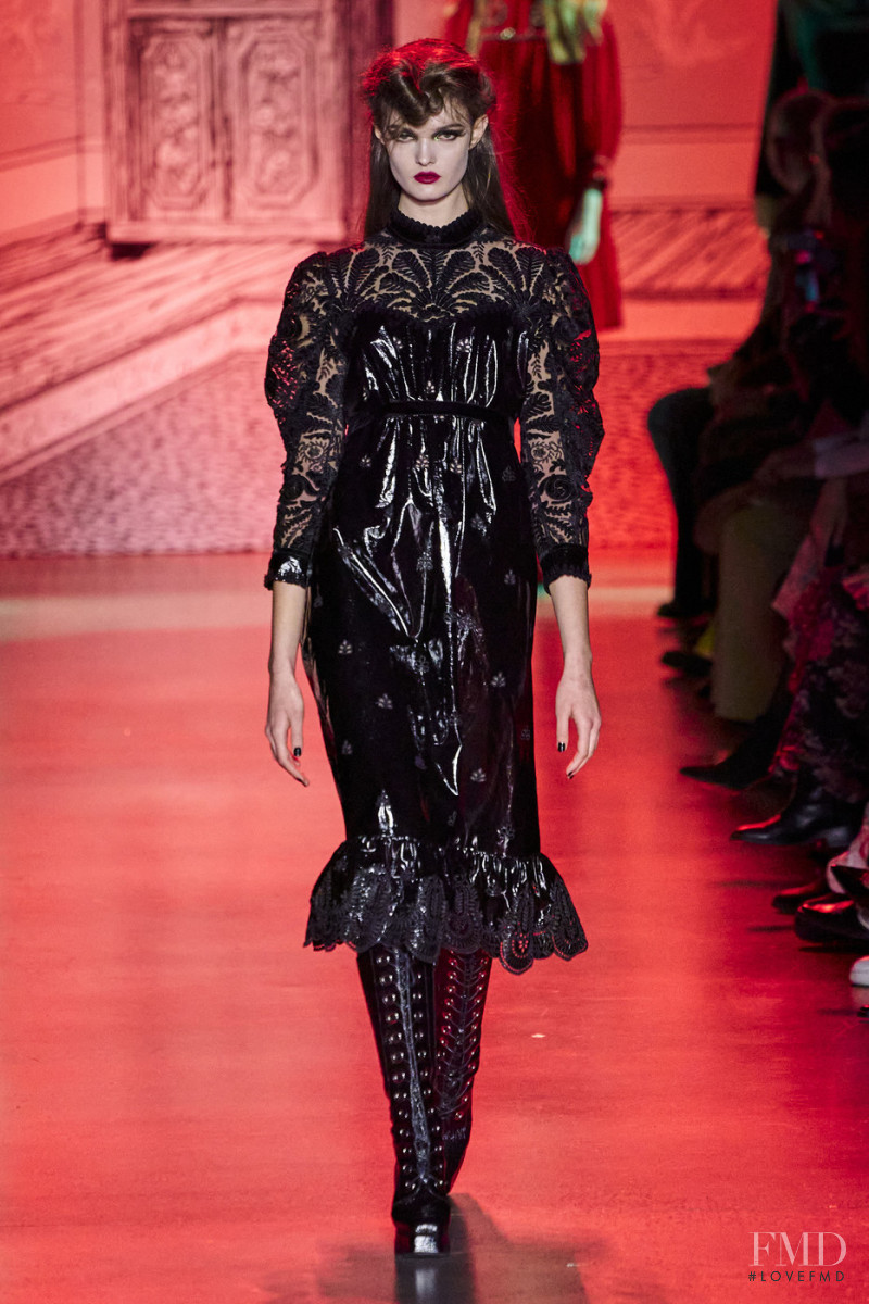 Lulu Tenney featured in  the Anna Sui fashion show for Autumn/Winter 2020