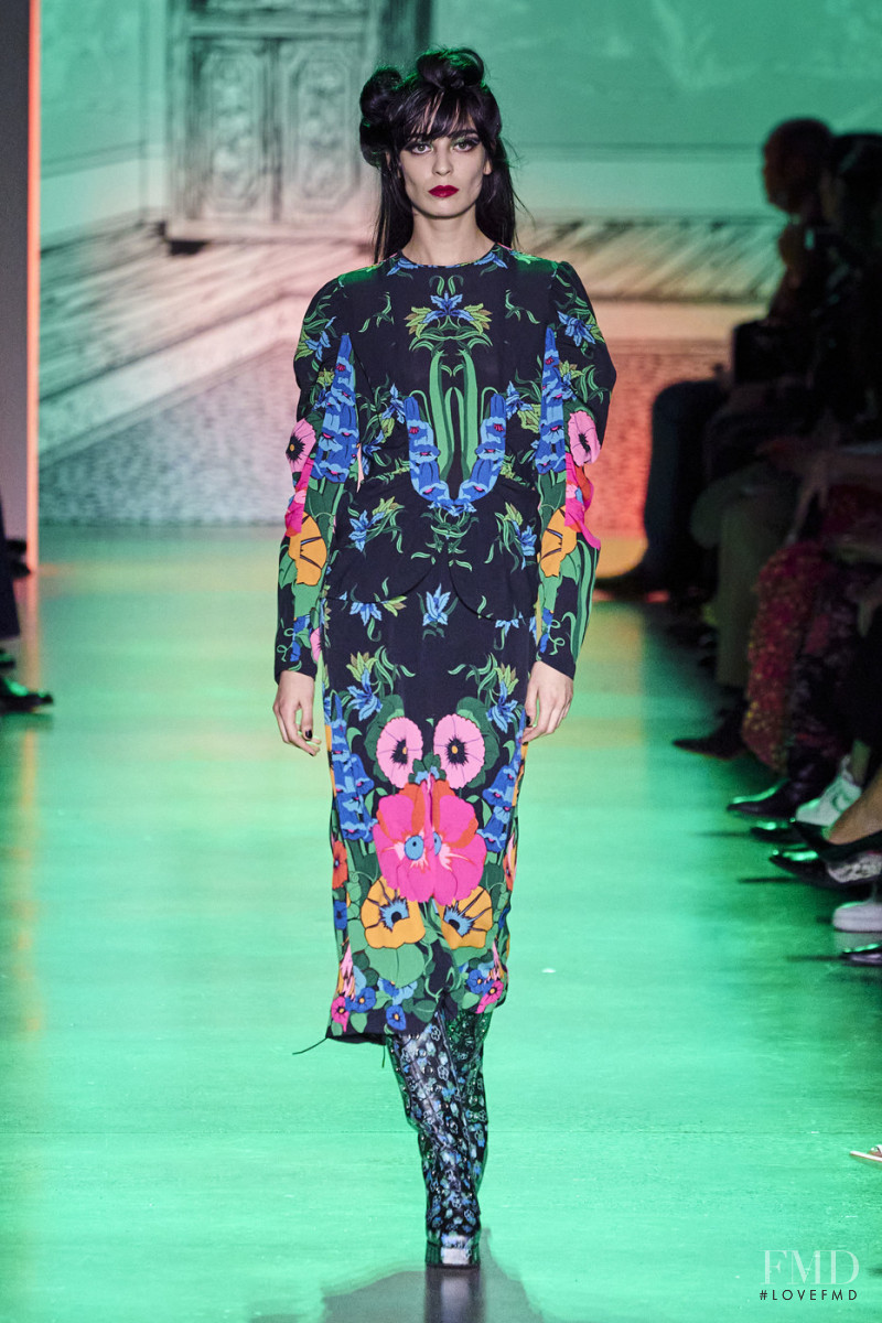 Cristina Piccone featured in  the Anna Sui fashion show for Autumn/Winter 2020