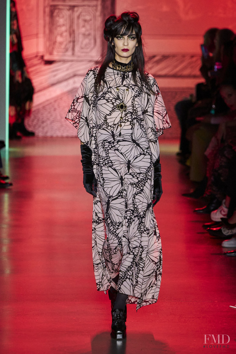 Cristina Piccone featured in  the Anna Sui fashion show for Autumn/Winter 2020