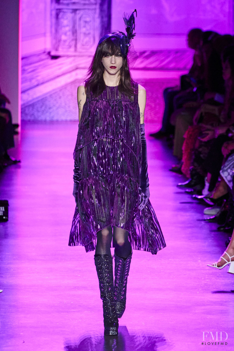 Zso Varju featured in  the Anna Sui fashion show for Autumn/Winter 2020