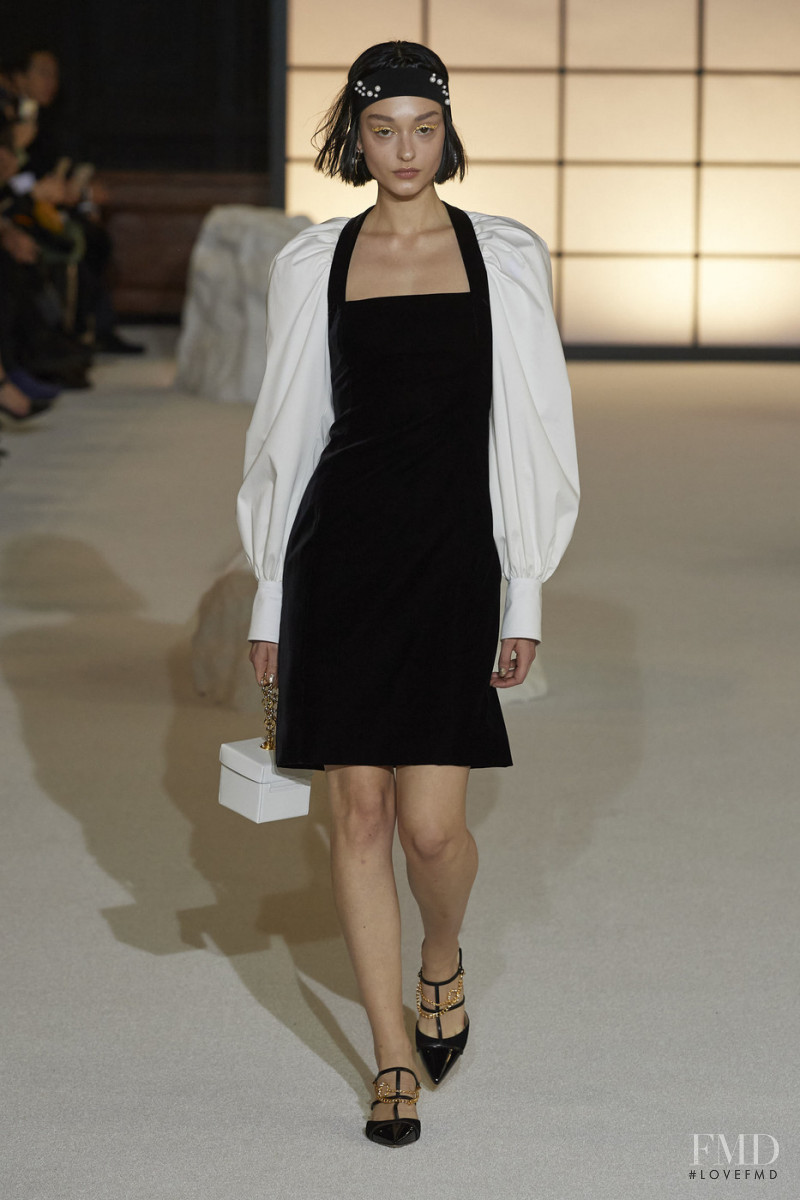 Ivana Trivic featured in  the ADEAM fashion show for Autumn/Winter 2020