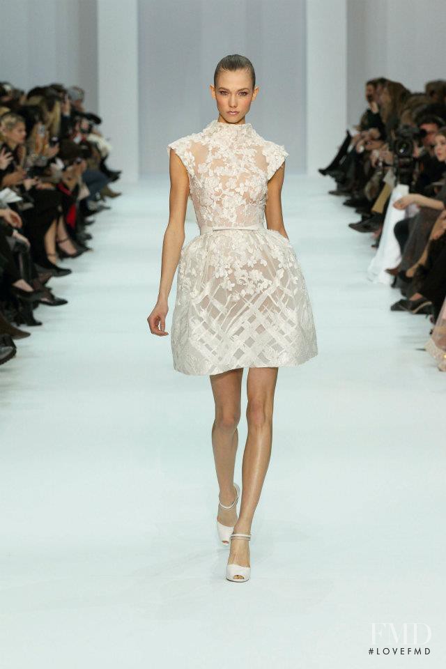 Karlie Kloss featured in  the Elie Saab Couture fashion show for Spring/Summer 2012