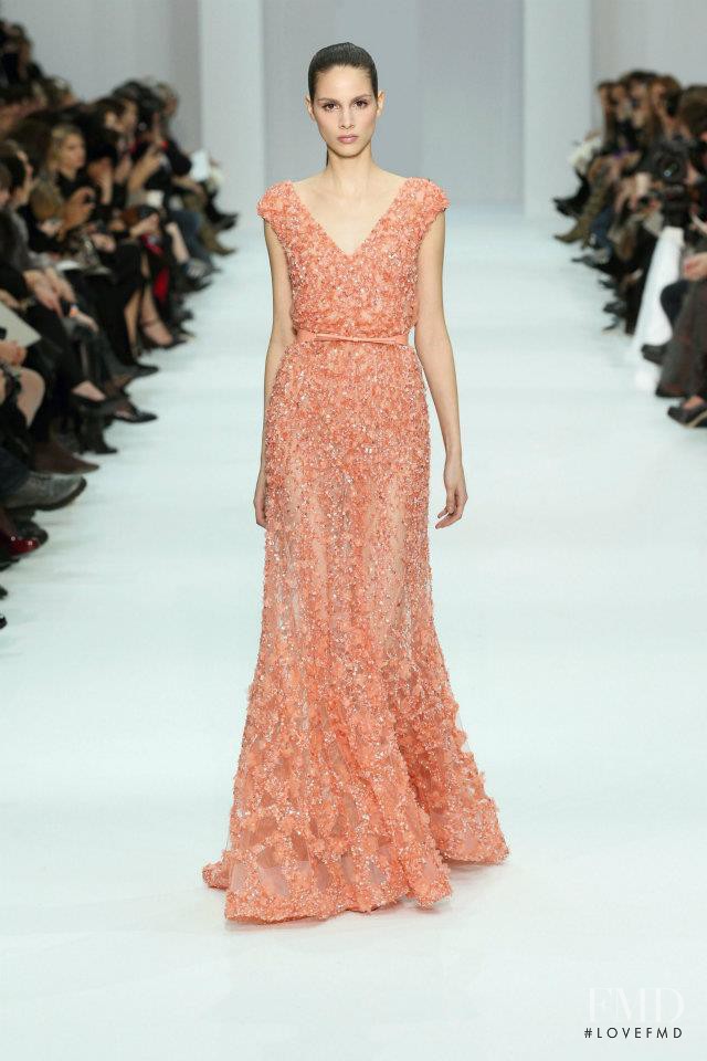 Brenda Kranz featured in  the Elie Saab Couture fashion show for Spring/Summer 2012