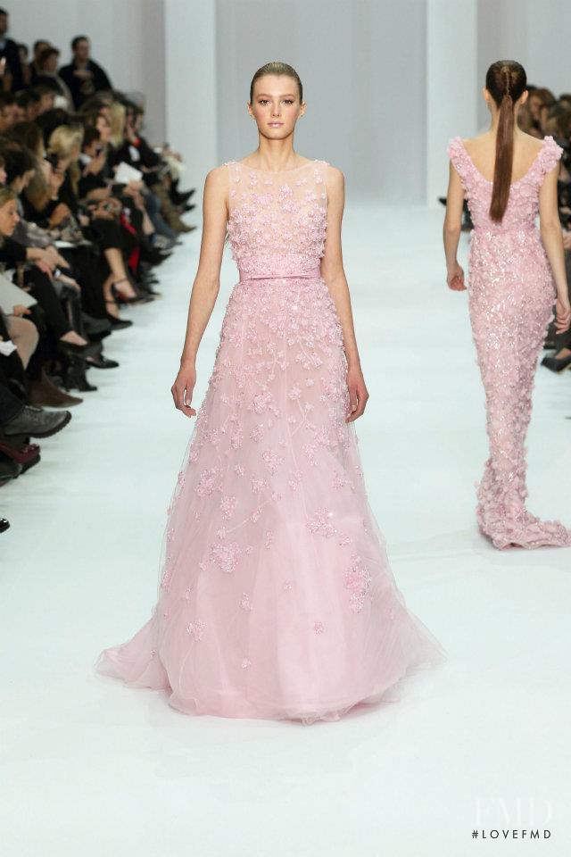 Sigrid Agren featured in  the Elie Saab Couture fashion show for Spring/Summer 2012