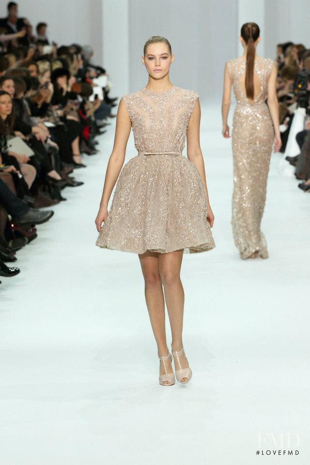 Julia Ivanyuk featured in  the Elie Saab Couture fashion show for Spring/Summer 2012