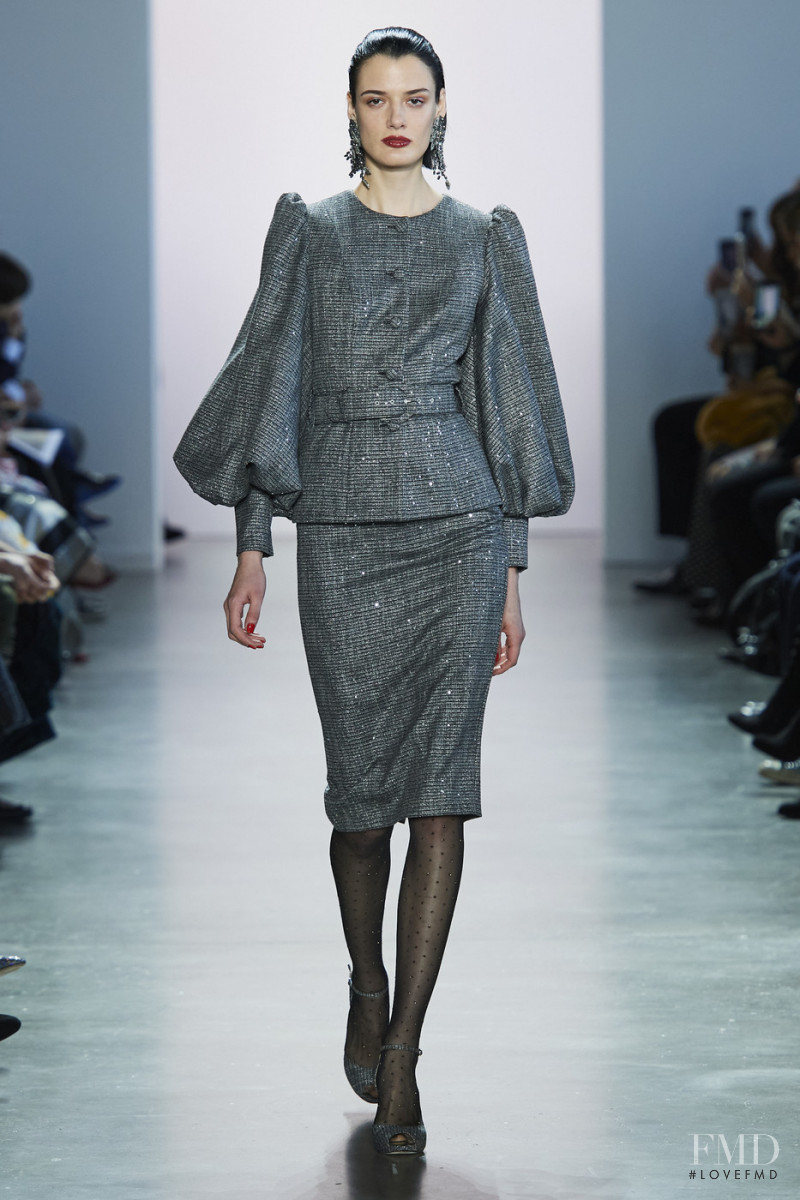 Marfa Zoe Manakh featured in  the Badgley Mischka fashion show for Autumn/Winter 2020