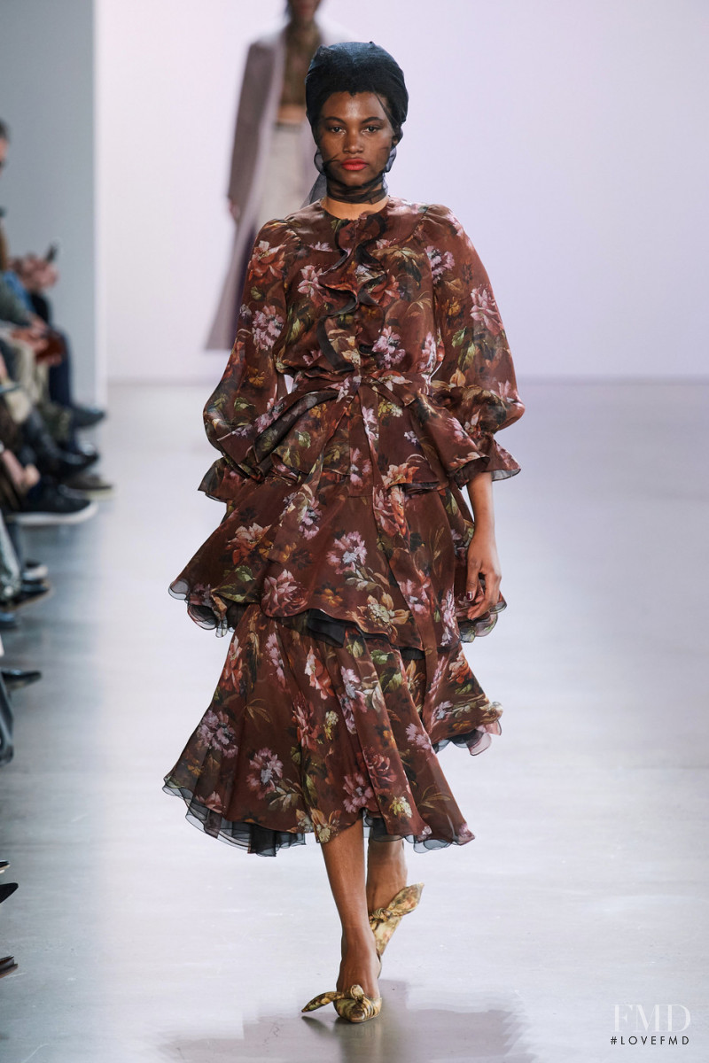 Ruth Akele Ayodele featured in  the Brock Collection fashion show for Autumn/Winter 2020