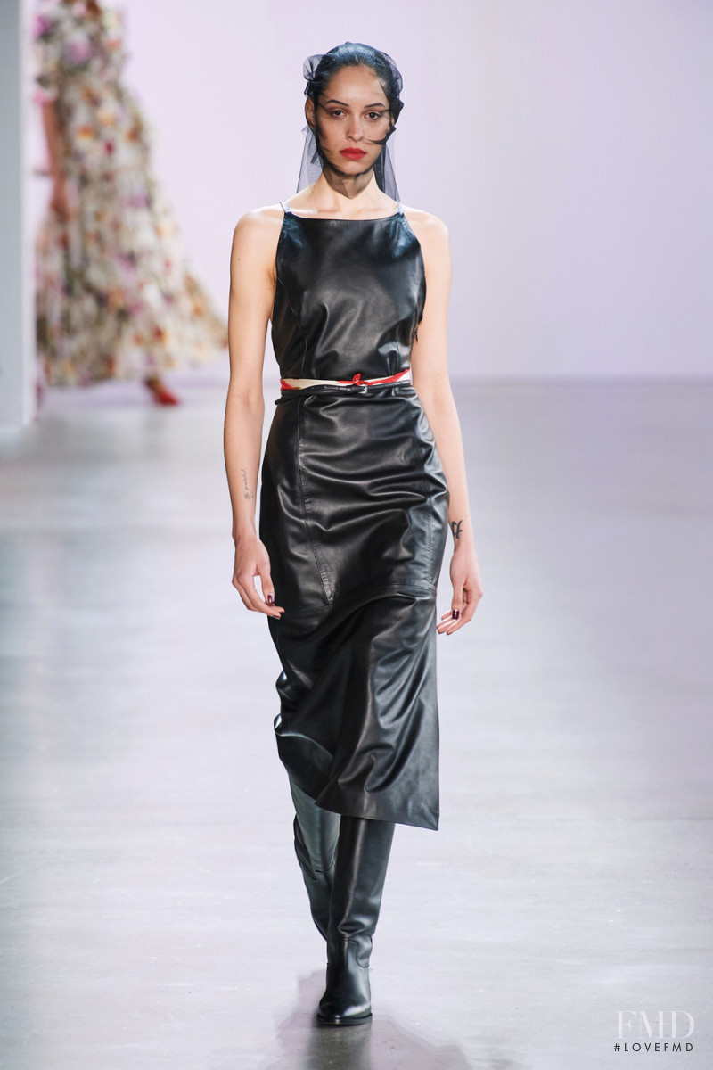 Alice Morgan featured in  the Brock Collection fashion show for Autumn/Winter 2020