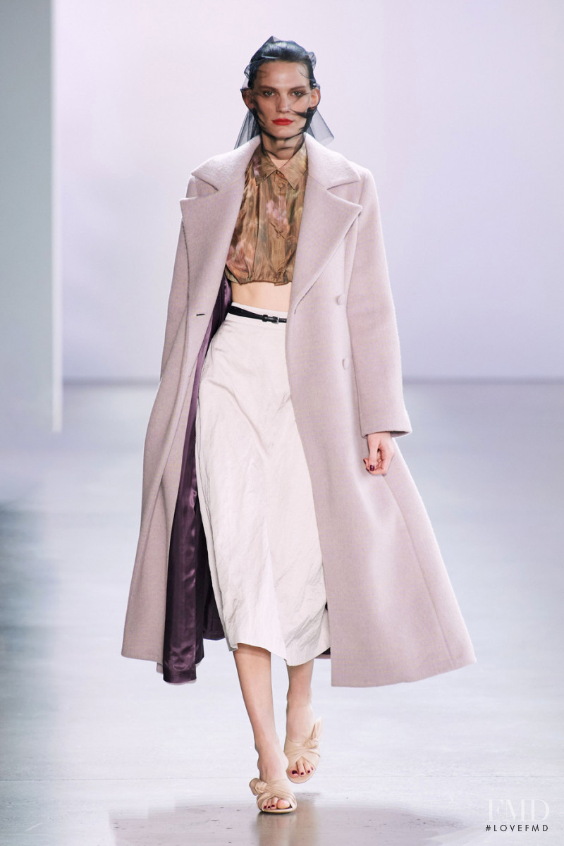 Lena Hardt featured in  the Brock Collection fashion show for Autumn/Winter 2020
