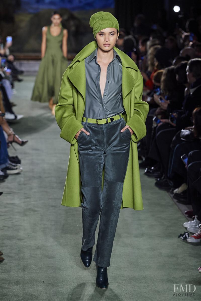 Aira Ferreira featured in  the Brandon Maxwell fashion show for Autumn/Winter 2020