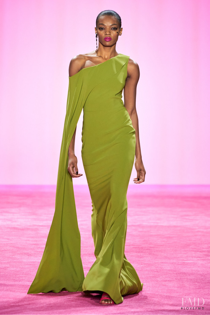Leah Denae Brown featured in  the Christian Siriano fashion show for Autumn/Winter 2020