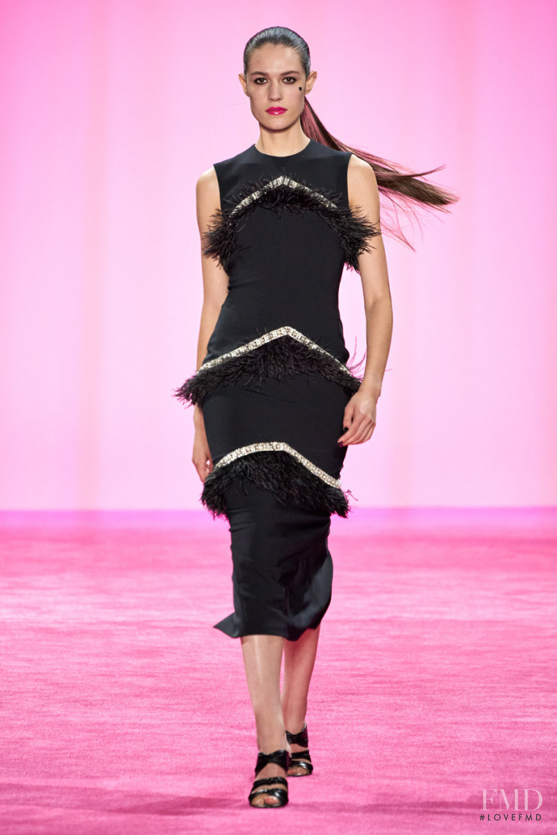 Emilli Cestari featured in  the Christian Siriano fashion show for Autumn/Winter 2020