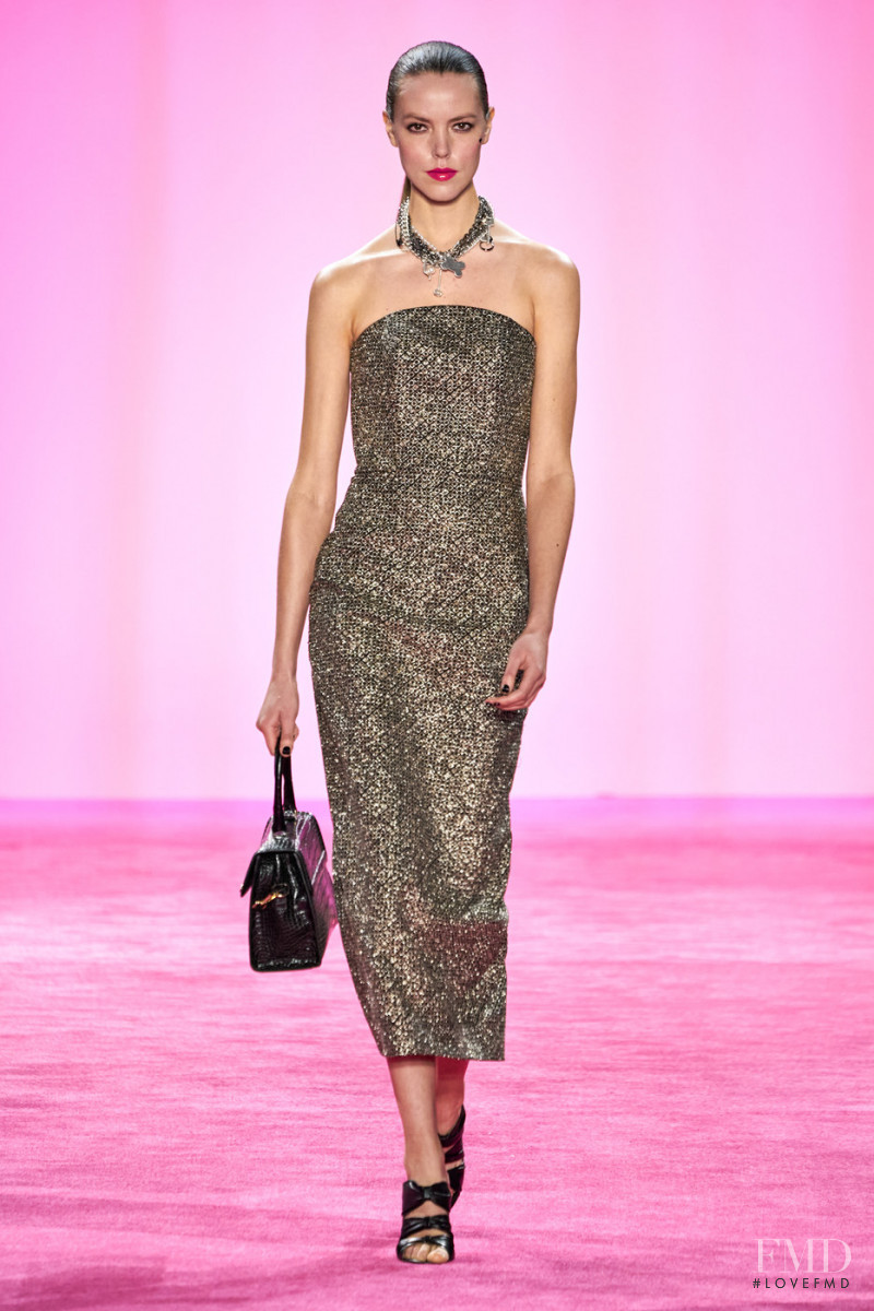 Josefien Rodermans featured in  the Christian Siriano fashion show for Autumn/Winter 2020