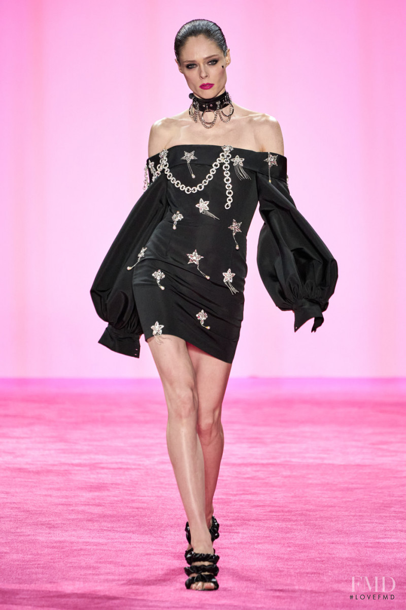 Coco Rocha featured in  the Christian Siriano fashion show for Autumn/Winter 2020