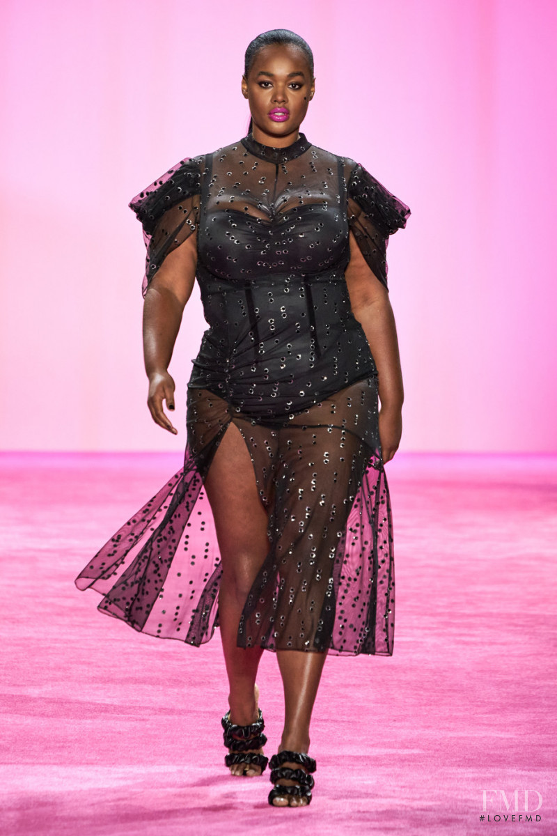 Precious Lee featured in  the Christian Siriano fashion show for Autumn/Winter 2020