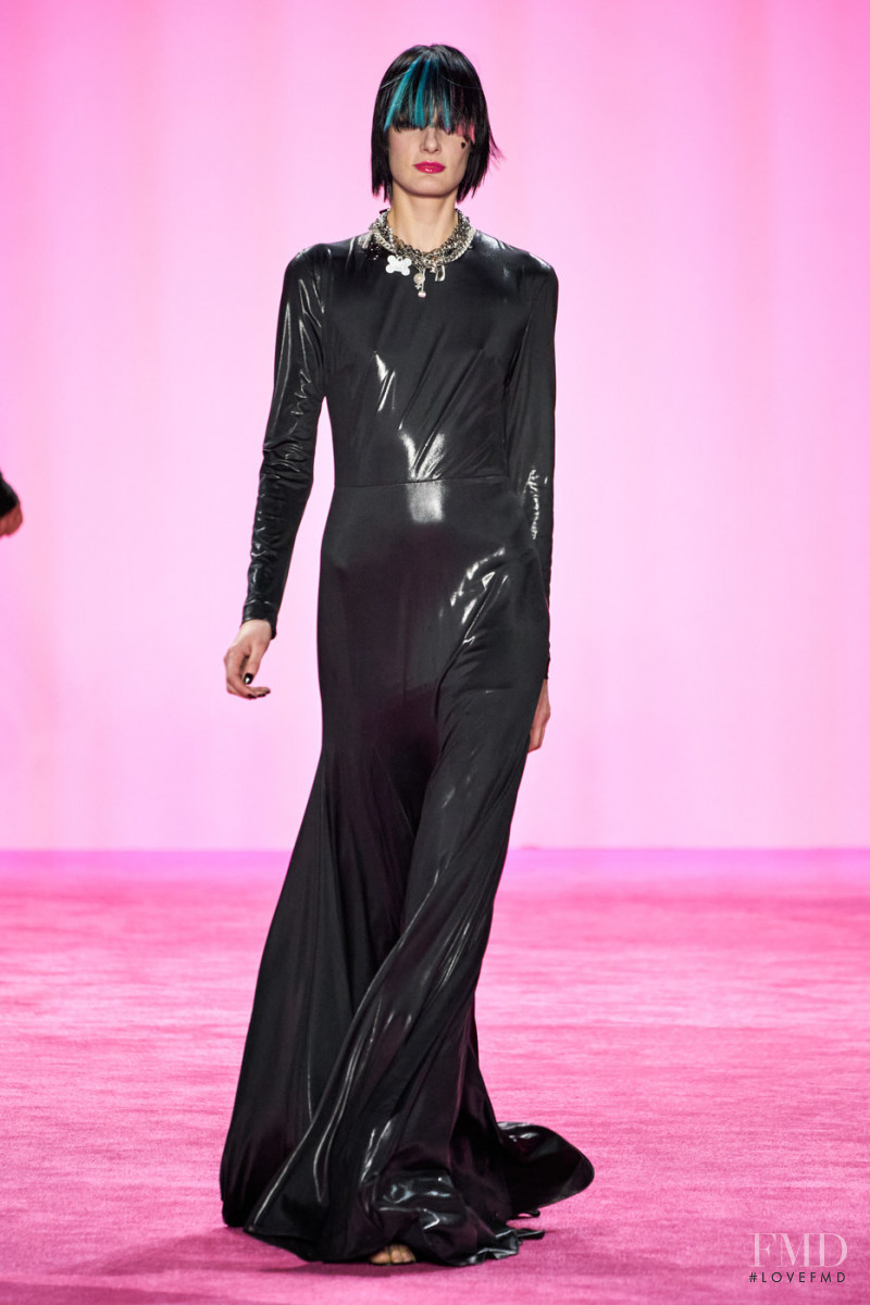 Marfa Zoe Manakh featured in  the Christian Siriano fashion show for Autumn/Winter 2020