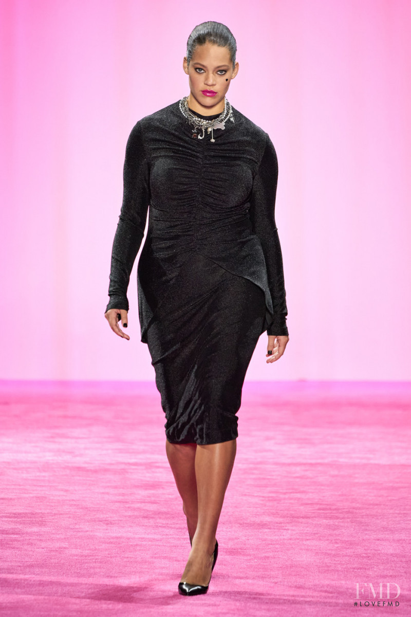 Solange van Doorn featured in  the Christian Siriano fashion show for Autumn/Winter 2020