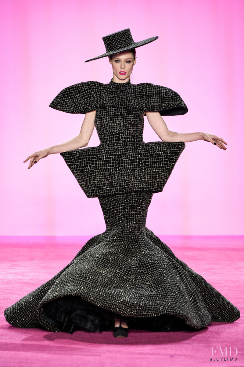 Coco Rocha featured in  the Christian Siriano fashion show for Autumn/Winter 2020