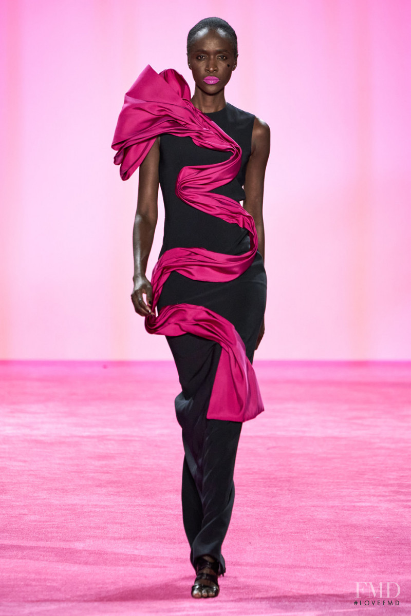 Ya Jagne featured in  the Christian Siriano fashion show for Autumn/Winter 2020