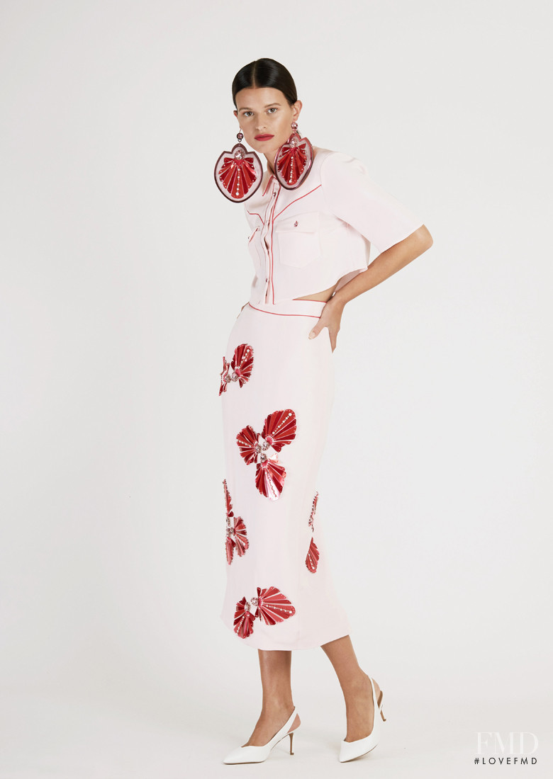 Bara Holotova featured in  the Victoria Hayes lookbook for Spring/Summer 2019