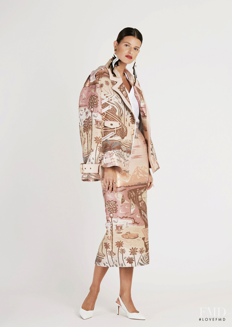 Bara Holotova featured in  the Victoria Hayes lookbook for Spring/Summer 2019