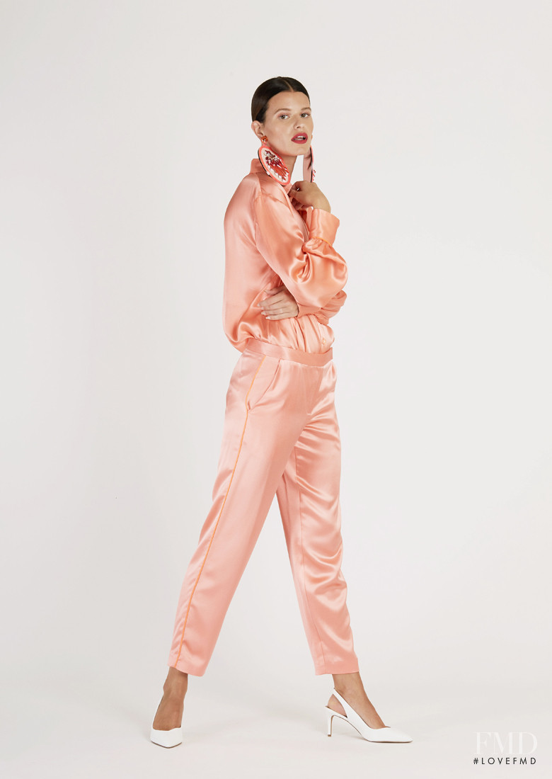 Bara Holotova featured in  the Victoria Hayes lookbook for Spring/Summer 2019