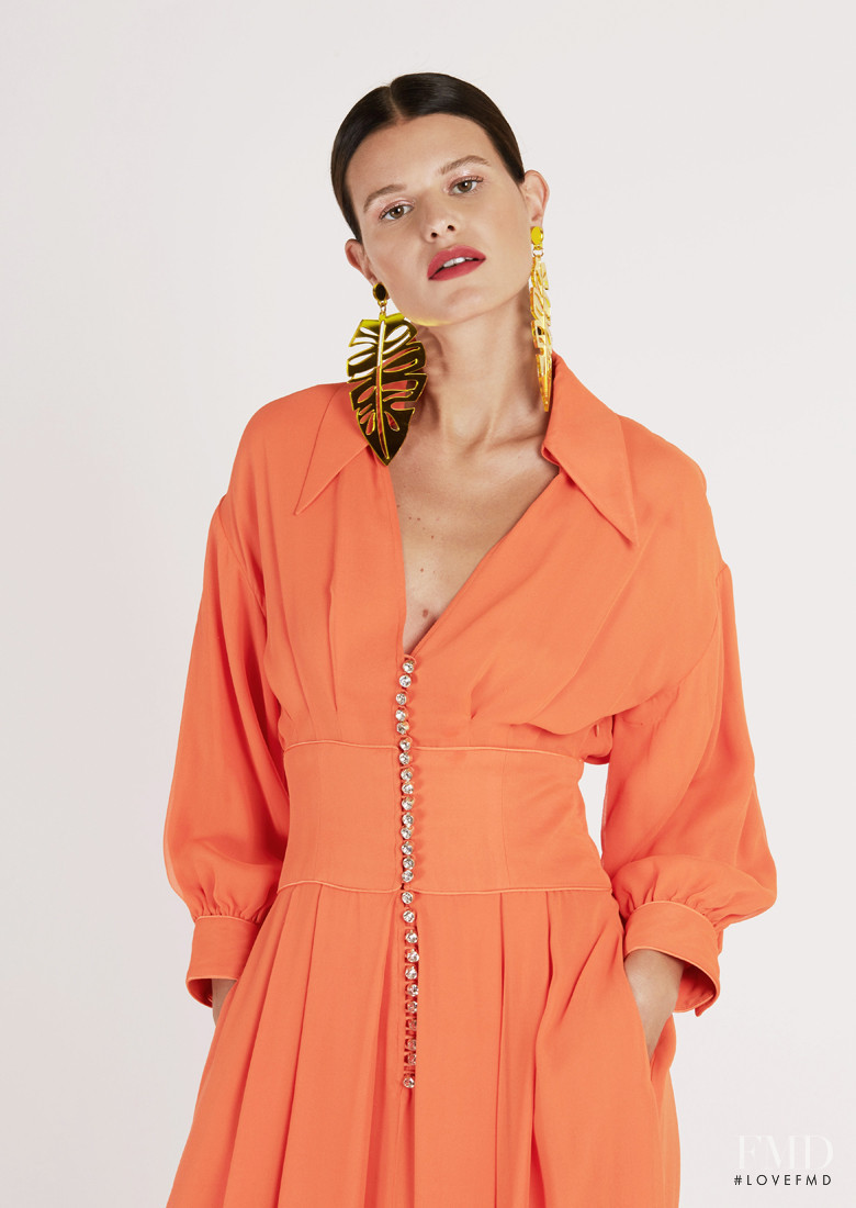 Bara Holotova featured in  the Victoria Hayes lookbook for Spring/Summer 2019