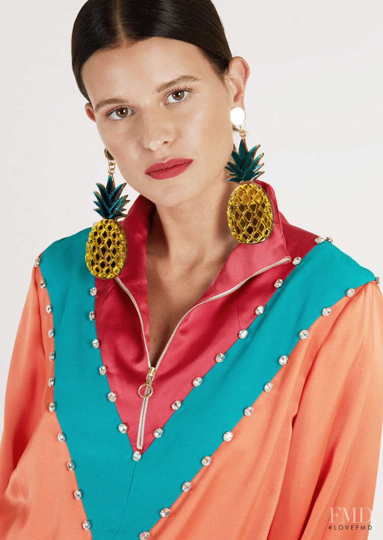 Bara Holotova featured in  the Victoria Hayes lookbook for Spring/Summer 2019