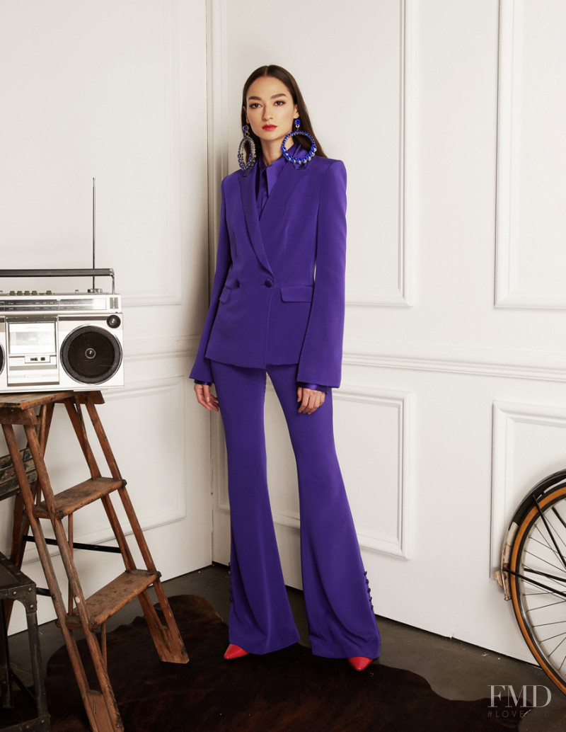 Bruna Tenório featured in  the Victoria Hayes lookbook for Autumn/Winter 2018