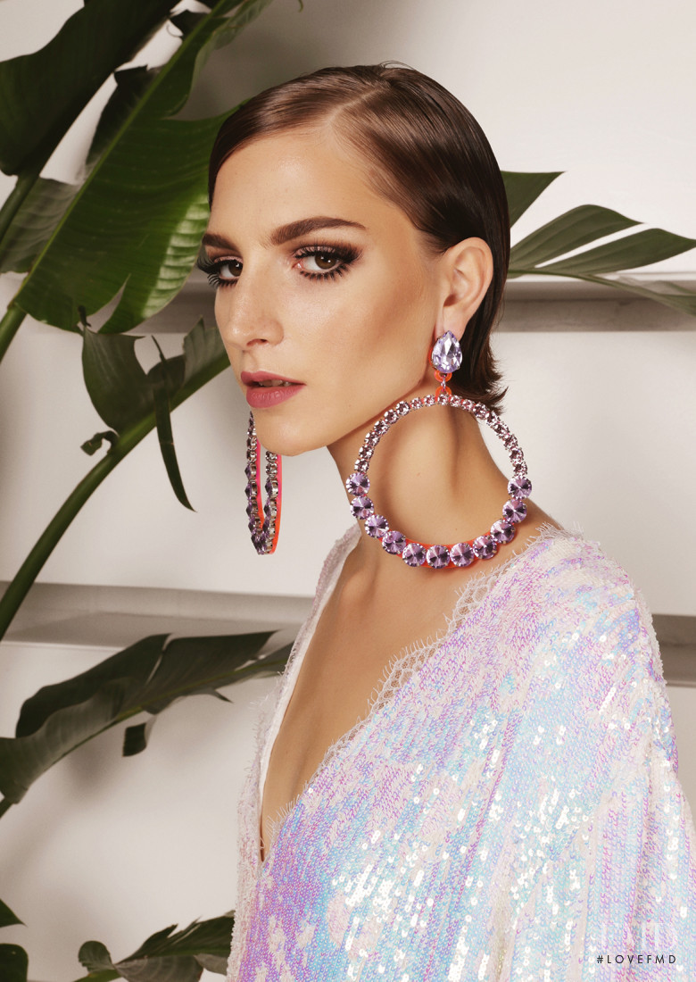 Rosanna Georgiou featured in  the Victoria Hayes lookbook for Spring/Summer 2018