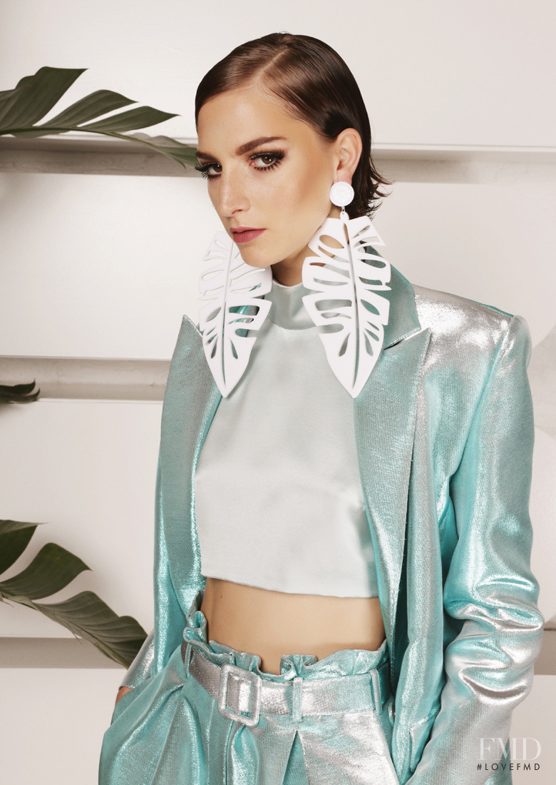 Rosanna Georgiou featured in  the Victoria Hayes lookbook for Spring/Summer 2018