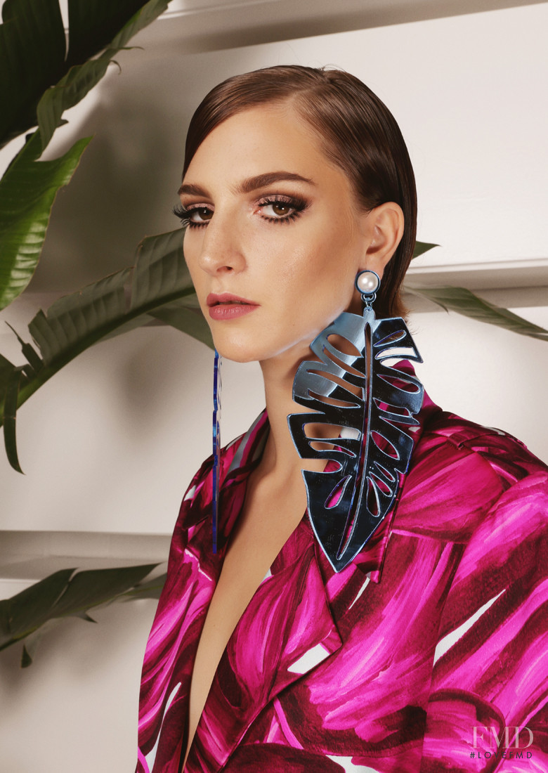 Rosanna Georgiou featured in  the Victoria Hayes lookbook for Spring/Summer 2018