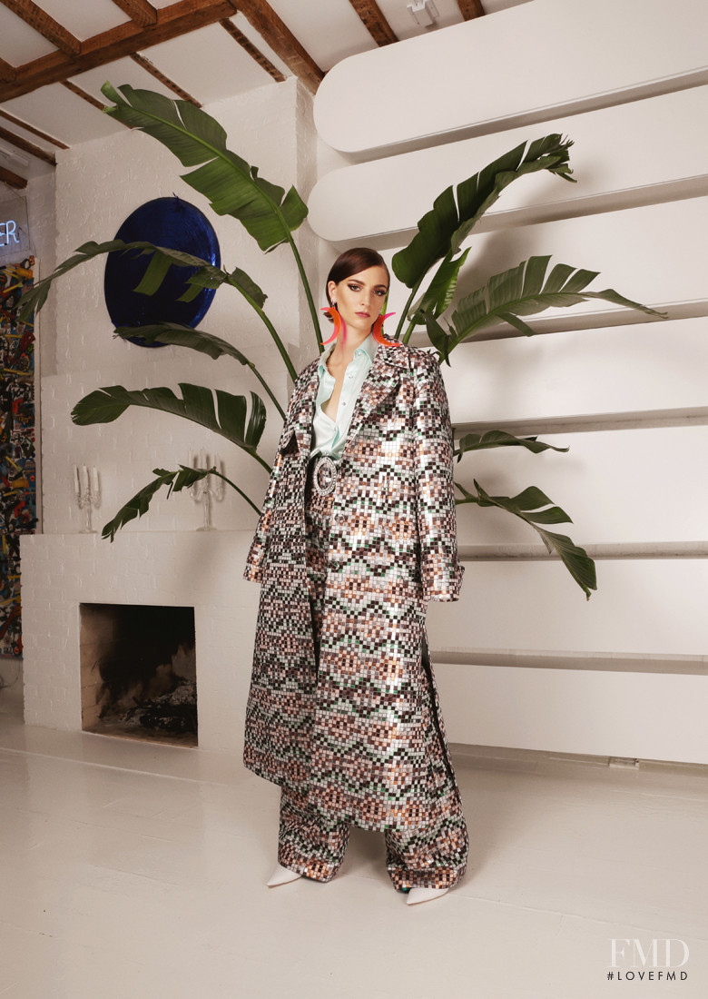 Rosanna Georgiou featured in  the Victoria Hayes lookbook for Spring/Summer 2018