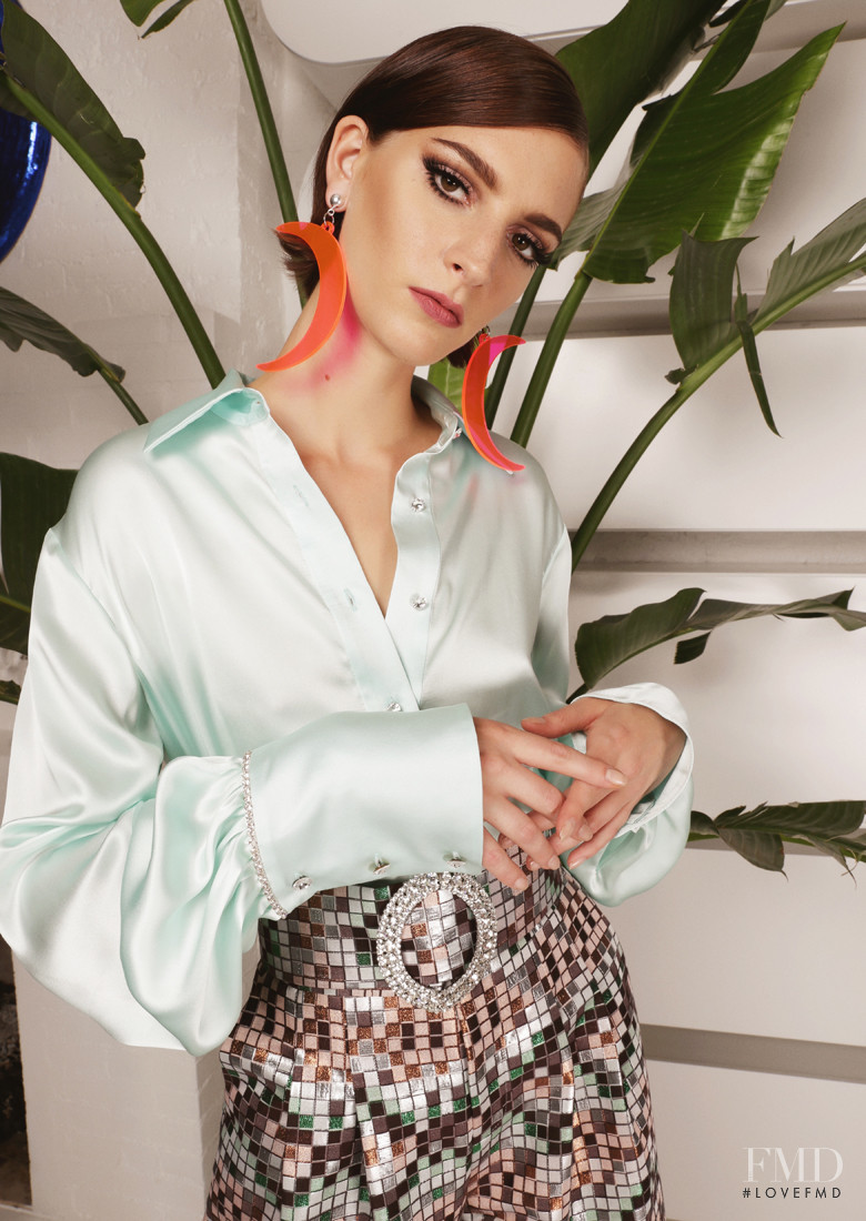 Rosanna Georgiou featured in  the Victoria Hayes lookbook for Spring/Summer 2018