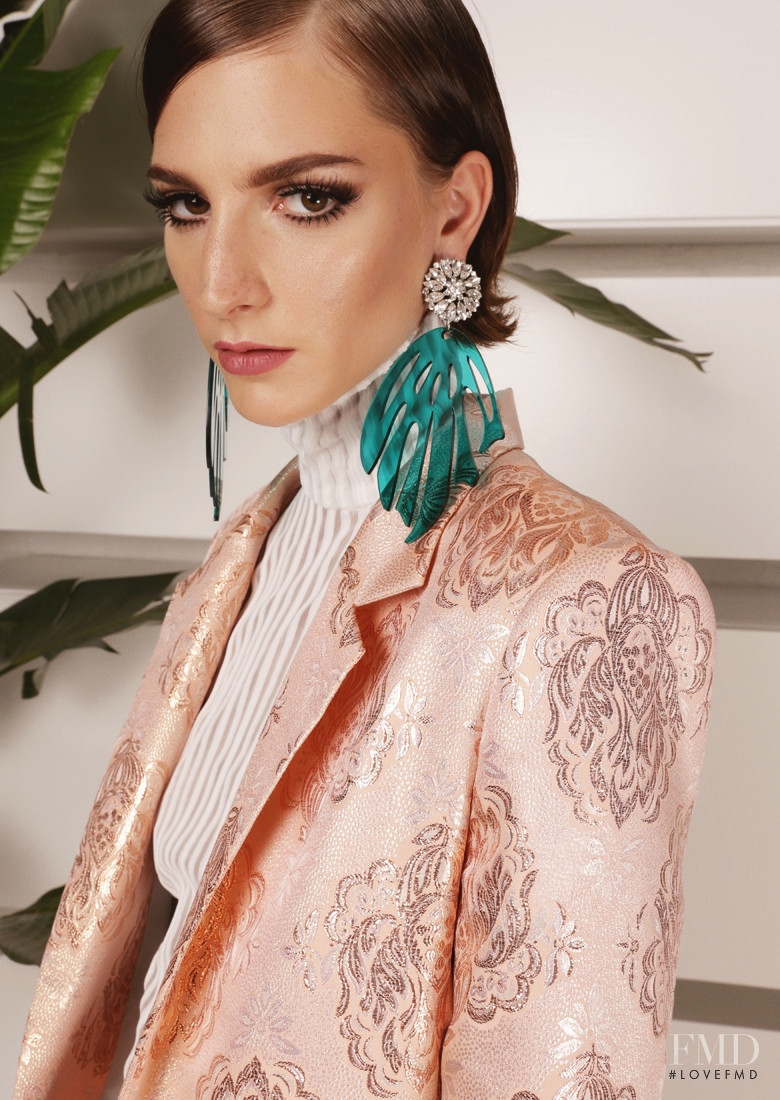 Rosanna Georgiou featured in  the Victoria Hayes lookbook for Spring/Summer 2018