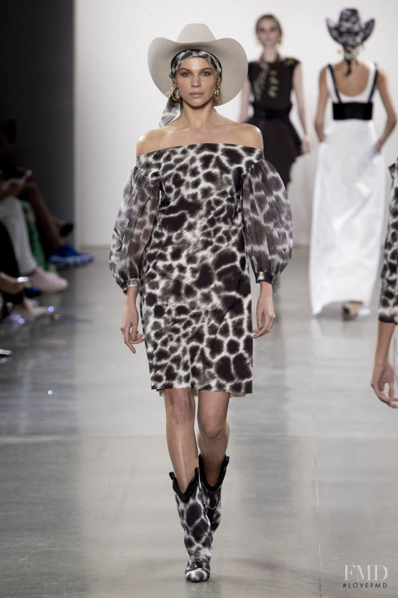 Agata Wojtasik featured in  the Chiara Boni La Petite Robe fashion show for Spring/Summer 2020