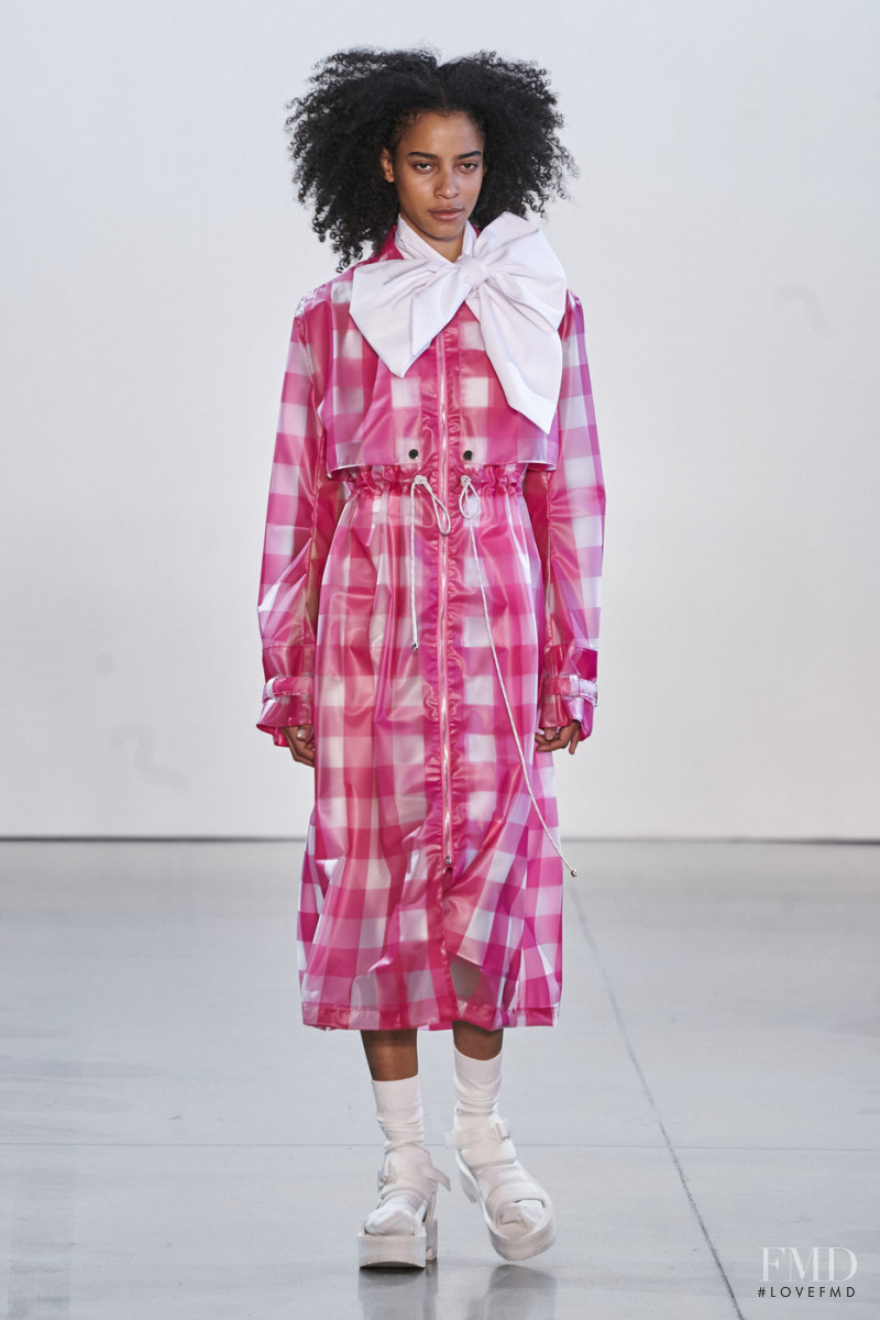 Amelia Rami featured in  the Claudia Li fashion show for Autumn/Winter 2020