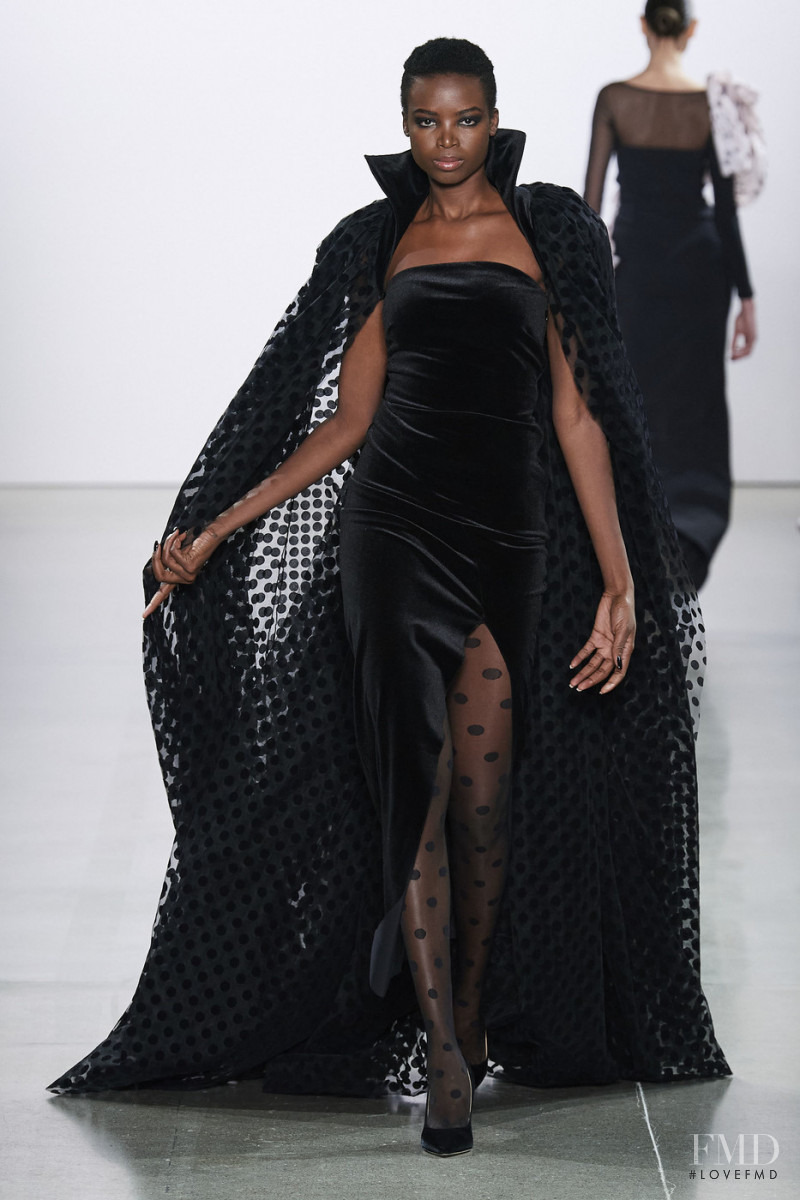 Maria Borges featured in  the Chiara Boni La Petite Robe fashion show for Autumn/Winter 2020