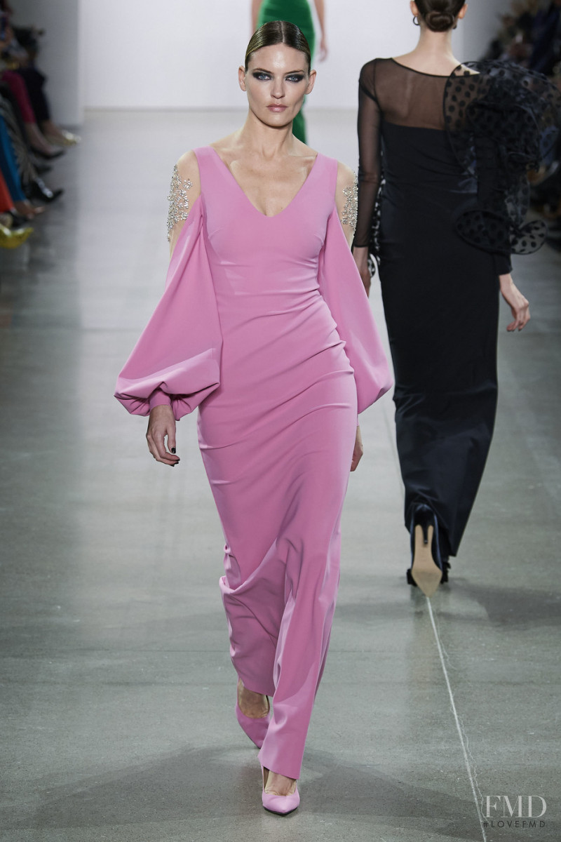 Martha Hunt featured in  the Chiara Boni La Petite Robe fashion show for Autumn/Winter 2020
