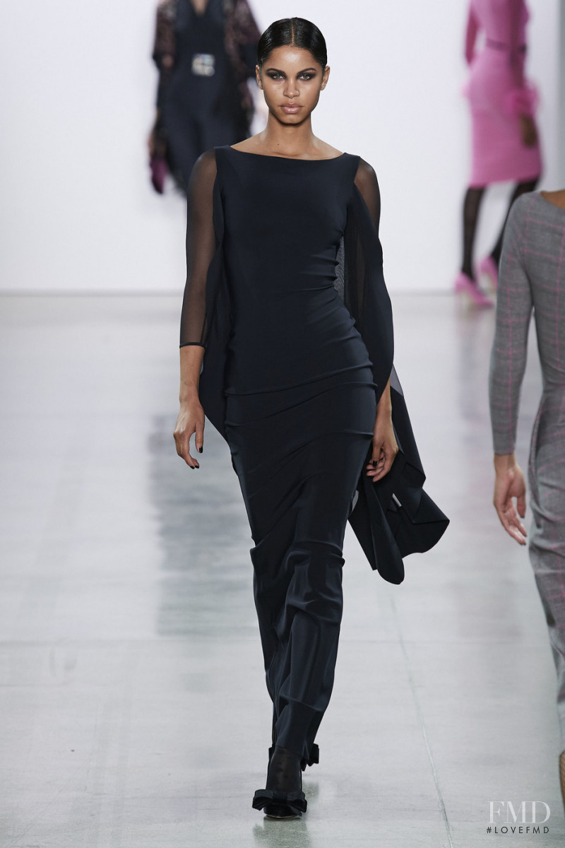 Daiane Sodré featured in  the Chiara Boni La Petite Robe fashion show for Autumn/Winter 2020