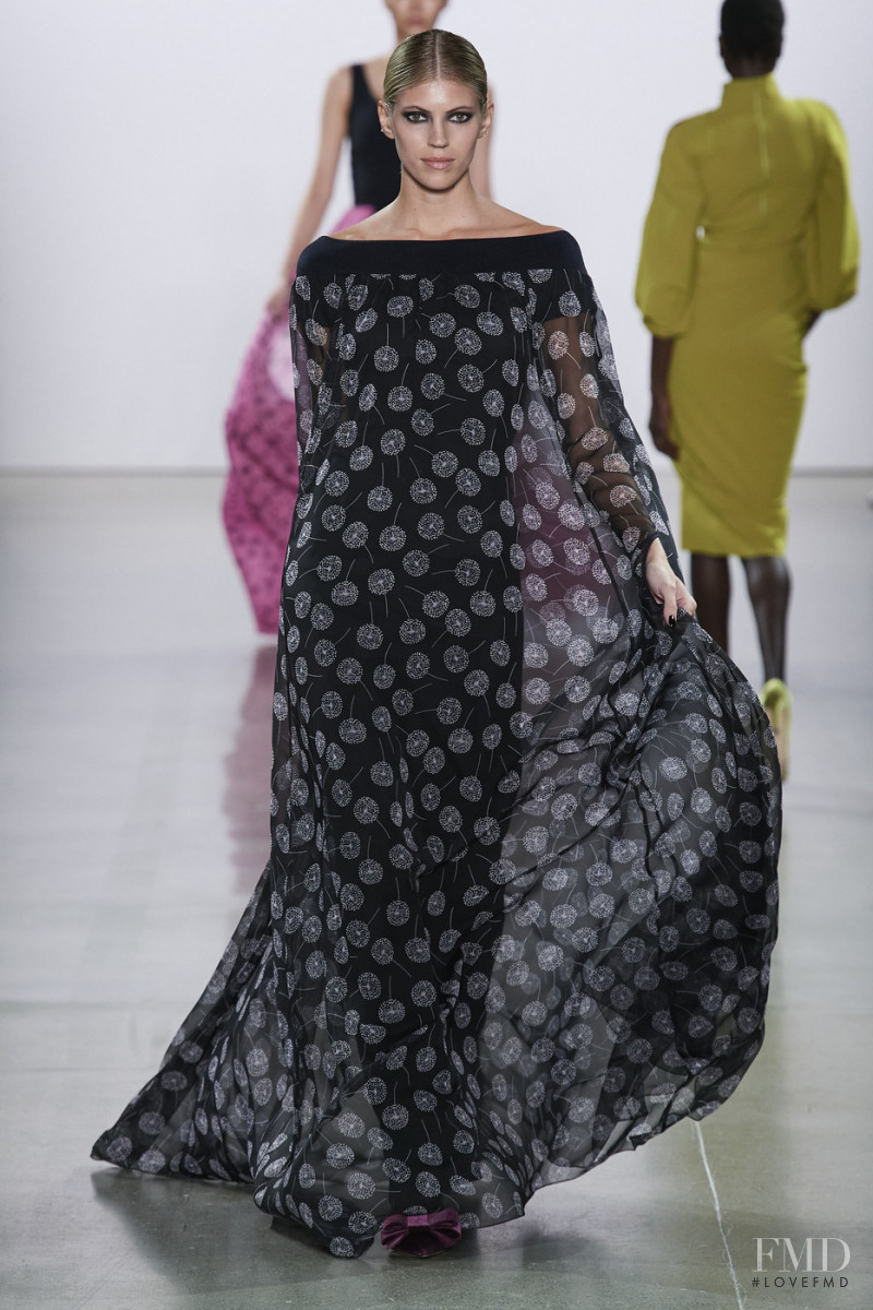 Devon Windsor featured in  the Chiara Boni La Petite Robe fashion show for Autumn/Winter 2020