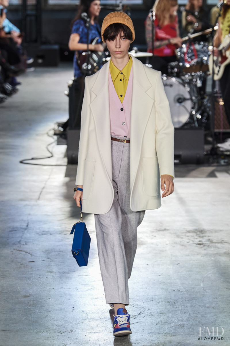 Manuela Miloqui featured in  the Coach fashion show for Autumn/Winter 2020