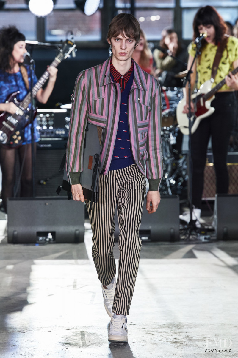 Leon Dame featured in  the Coach fashion show for Autumn/Winter 2020