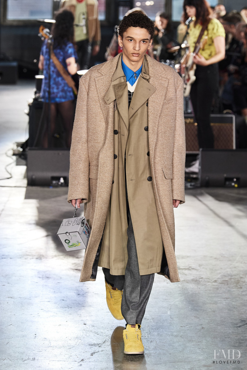 Jethro Sapon featured in  the Coach fashion show for Autumn/Winter 2020