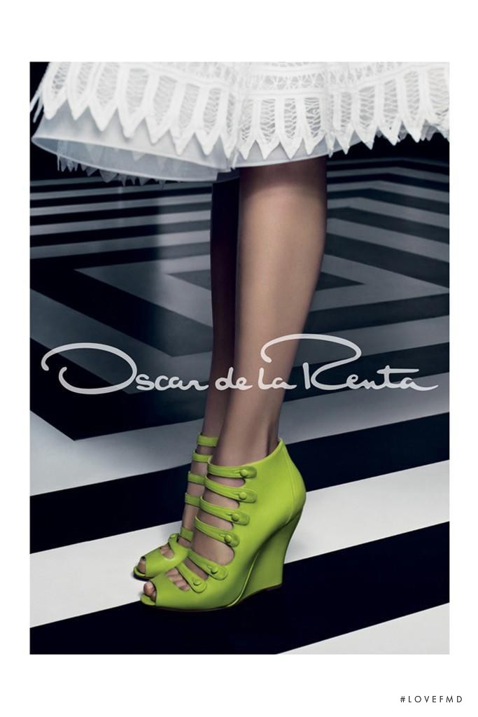 Karlie Kloss featured in  the Oscar de la Renta advertisement for Spring/Summer 2012