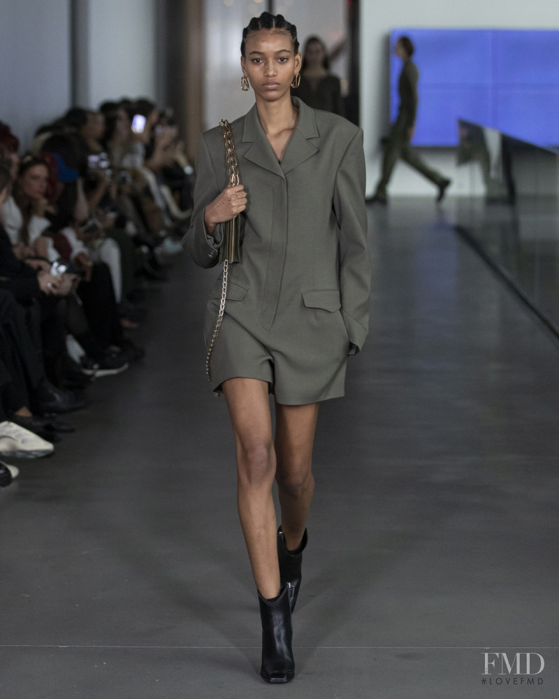Manuela Sanchez featured in  the Dion Lee fashion show for Autumn/Winter 2020