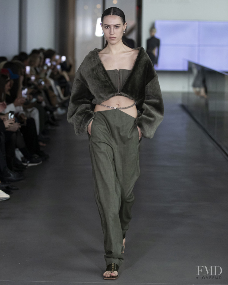 Emilli Cestari featured in  the Dion Lee fashion show for Autumn/Winter 2020