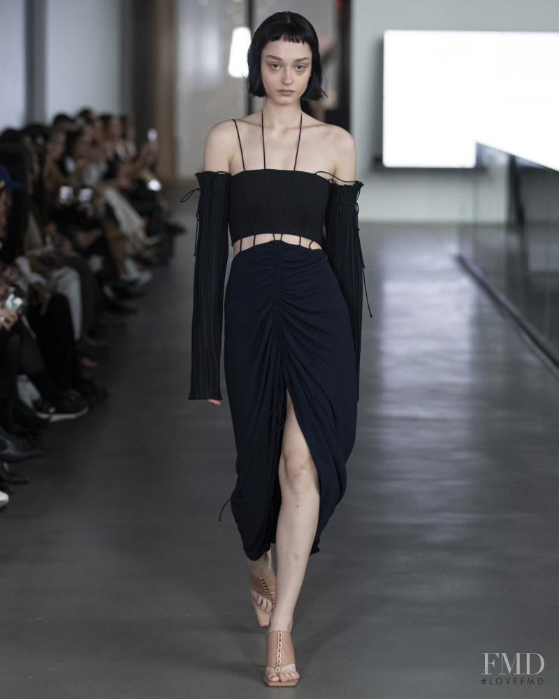 Ivana Trivic featured in  the Dion Lee fashion show for Autumn/Winter 2020