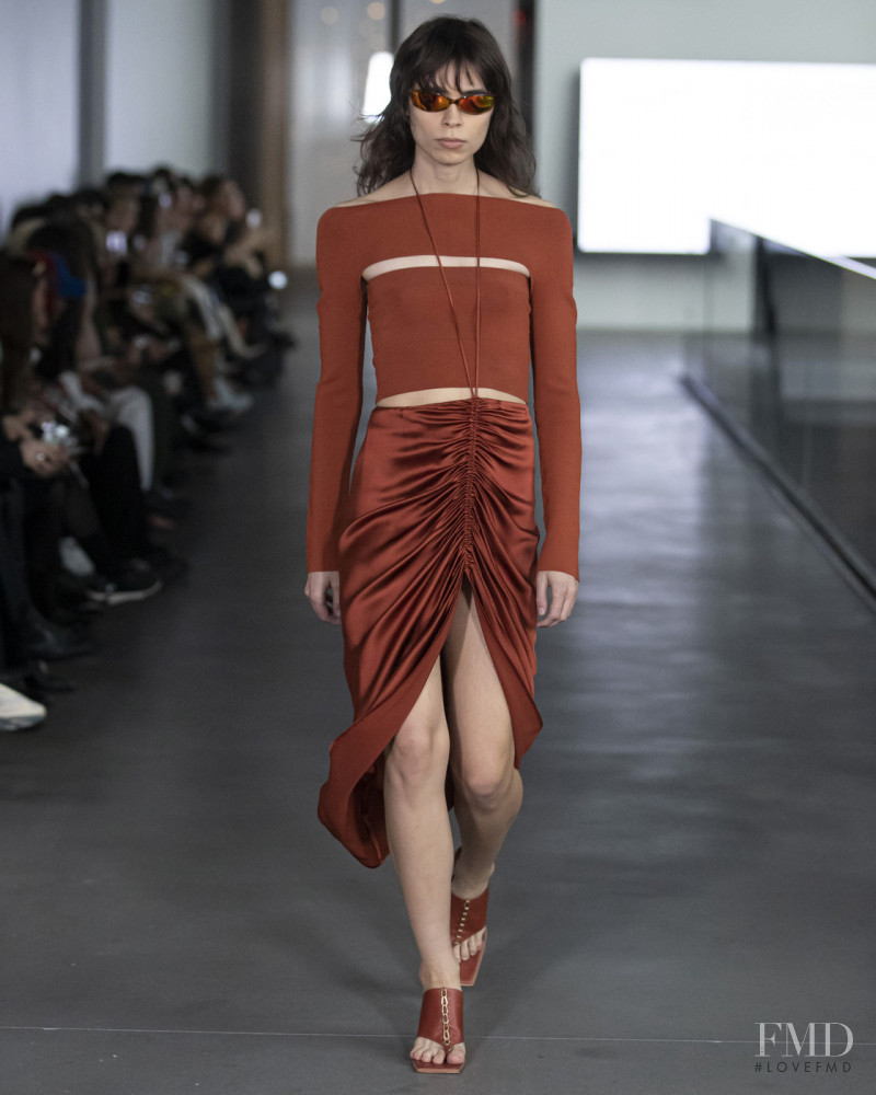 Massima Desire featured in  the Dion Lee fashion show for Autumn/Winter 2020