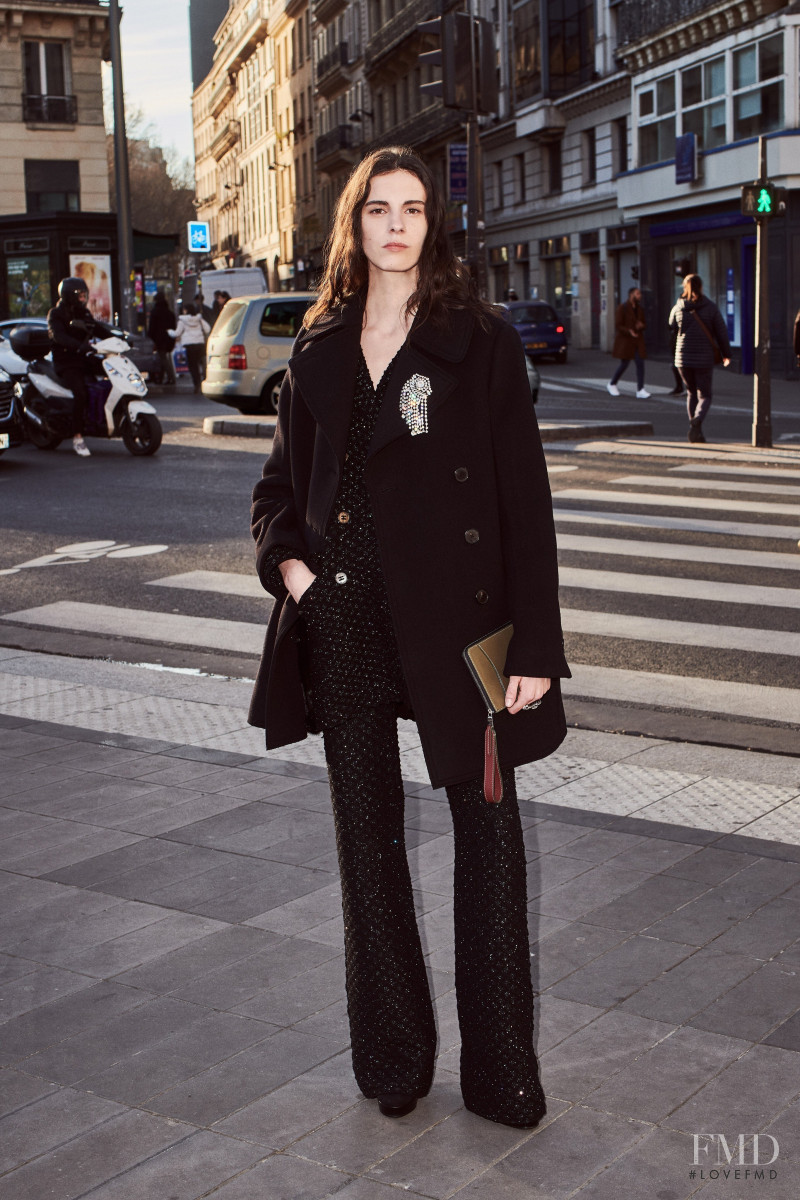 Cyrielle Lalande featured in  the Sonia Rykiel lookbook for Autumn/Winter 2019